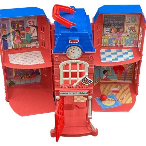 Fisher Price Sweet Streets Schoolhouse Dollhouse Toy - Picture 4 of 11